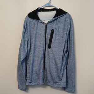 ZELOS Blue and Black Men's Jacket